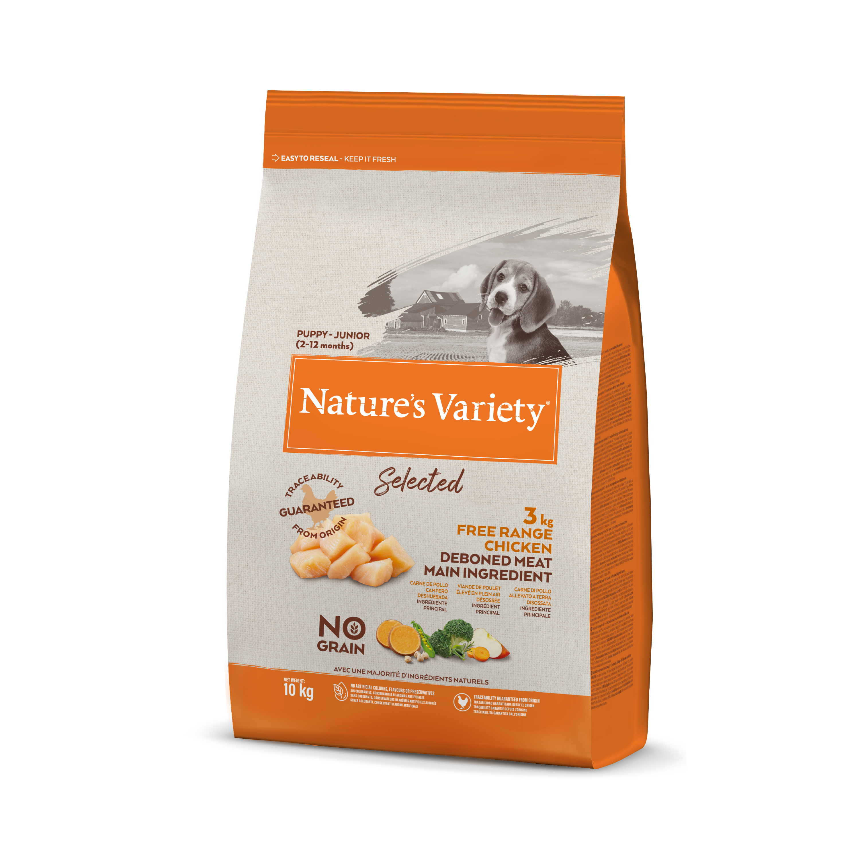 Nature's Variety Selected Dog All Junior Piletina 2KG