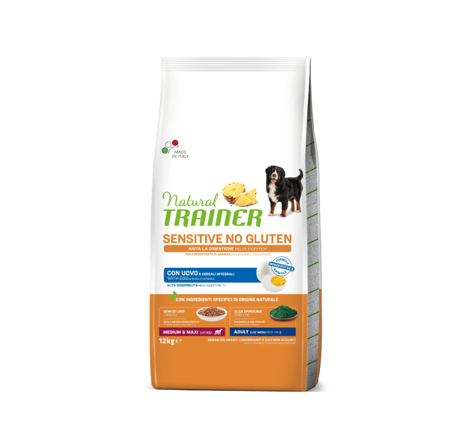 Trainer Dog Adult M&M Sensitive No Gluten Egg 12 KG