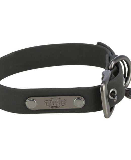 Trixie Dog City Style Pvc L 45-52/25mm ogrlica crna