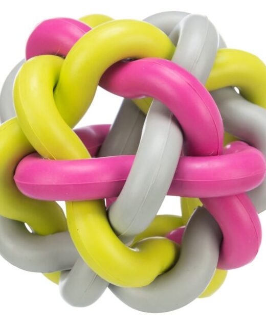 Trixie Dog Lopta u Čvoru Igračka Šarena 7cm