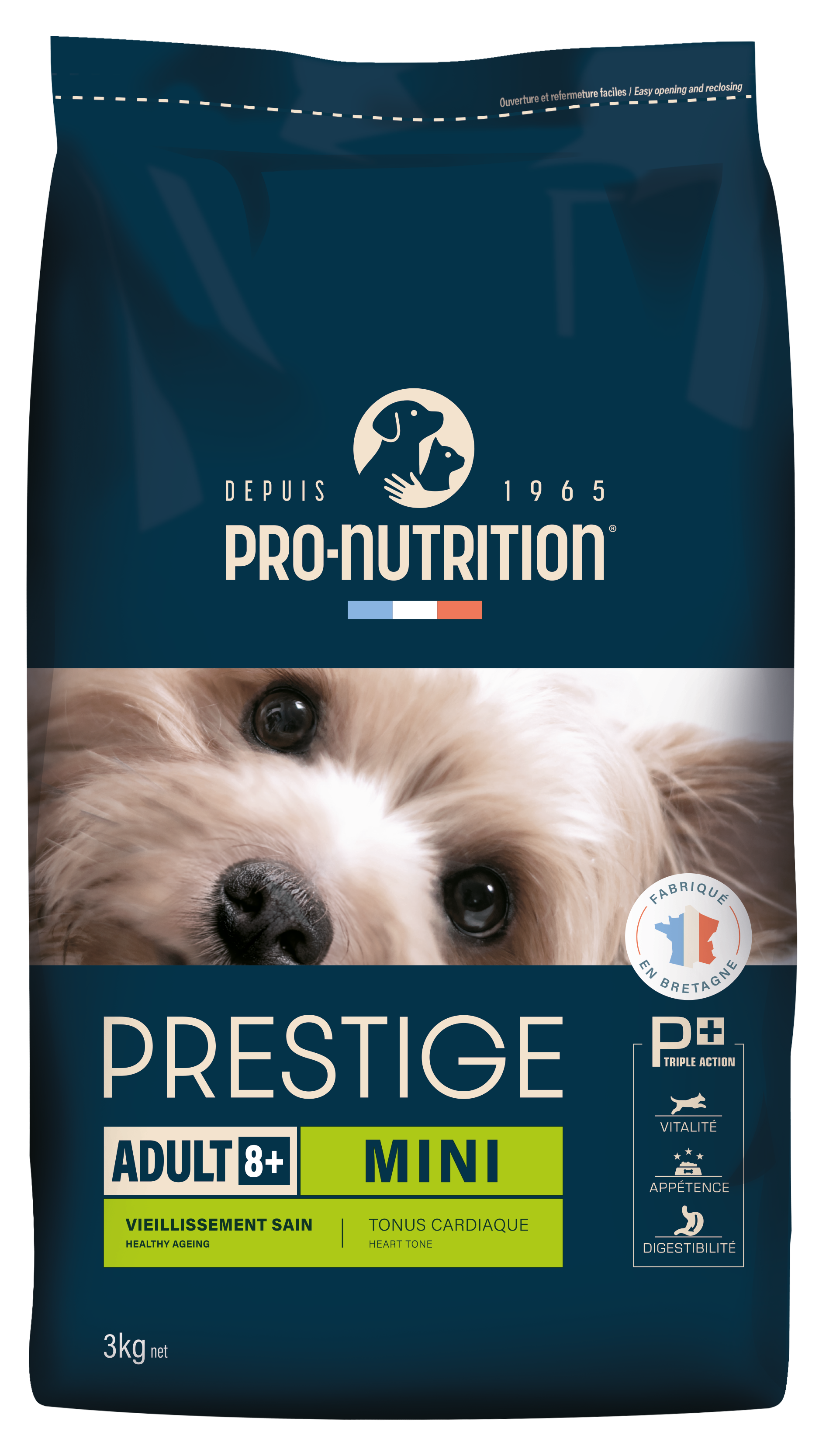 Pro Nutrition Prestige Dog Adult Mini 8+ 3kg