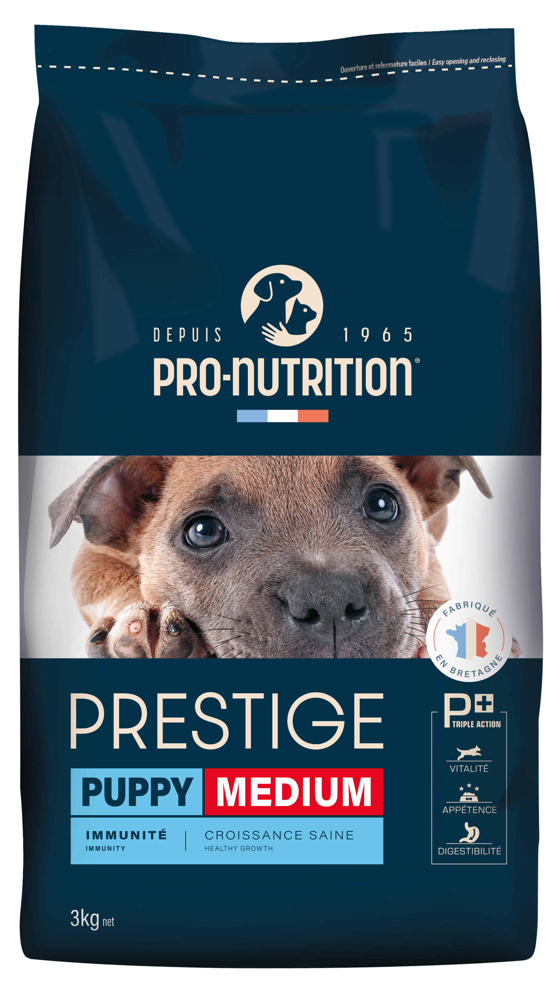 Pro Nutrition Prestige Dog Puppy Medium 3kg